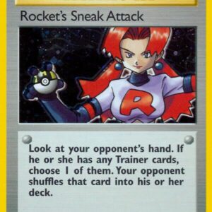 Rocket’s Sneak Attack (16) 16/82 1st Edition Holofoil Team Rocket