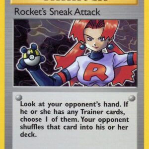 Rocket’s Sneak Attack (72) 72/82 1st Edition Team Rocket Rocket’s Sneak Attack (72) 72/82 1st Edition Team Rocket