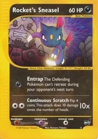 Rocket's Sneasel | 5 | 005/009 | Normal | Best of Promos