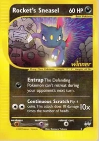Rocket's Sneasel | 5 [Winner] | 005/009 | Normal | Best of Promos
