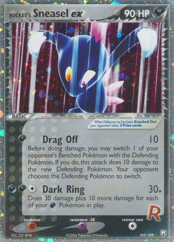 Rocket’s Sneasel ex 103/109 Holofoil Team Rocket Returns Rocket’s Sneasel ex 103/109 Holofoil Team Rocket Returns