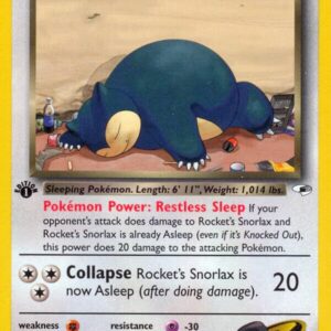 Rocket’s Snorlax 033/132 Unlimited Gym Heroes