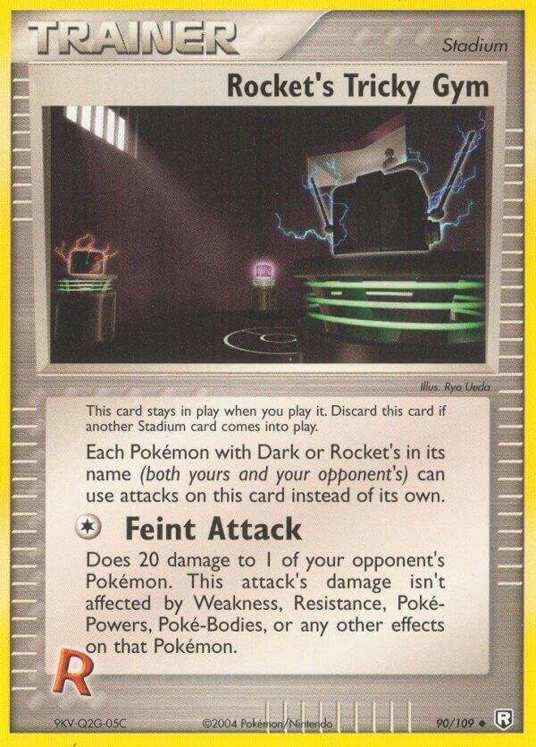 Rocket’s Tricky Gym 90/109 Normal Team Rocket Returns