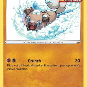 Rockruff 086/198 Reverse Holofoil SWSH06: Chilling Reign Rockruff 086/198 Reverse Holofoil SWSH06: Chilling Reign