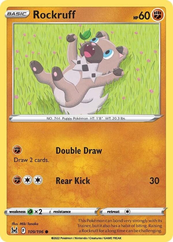 Rockruff 109/196 Normal SWSH11: Lost Origin