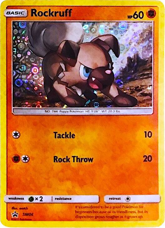 Rockruff SM06 (General Mills Promo) Holofoil Miscellaneous Cards & Products