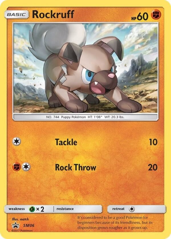Rockruff SM06 Holofoil SM Promos Rockruff SM06 Holofoil SM Promos