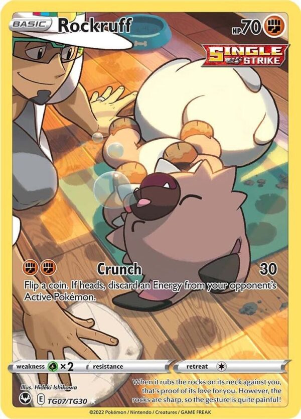 Rockruff TG07/TG30 Holofoil SWSH12: Silver Tempest Trainer Gallery Rockruff TG07/TG30 Holofoil SWSH12: Silver Tempest Trainer Gallery