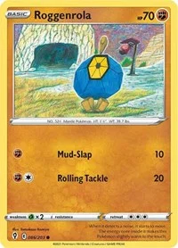 Roggenrola | 086/203 | Reverse Holofoil | SWSH07: Evolving Skies