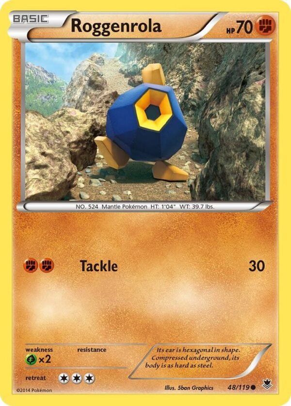 Roggenrola 48/119 Normal XY – Phantom Forces