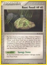 Root Fossil | 86/108 | Reverse Holofoil | Power Keepers