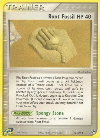Root Fossil 92/100 Reverse Holofoil Sandstorm Root Fossil 92/100 Reverse Holofoil Sandstorm