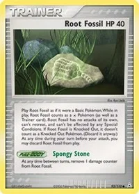 Root Fossil | 93/110 | Reverse Holofoil | Holon Phantoms