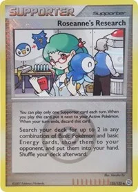 Roseanne's Research | 125/132 (League Promo) | Reverse Holofoil | League & Championship Cards