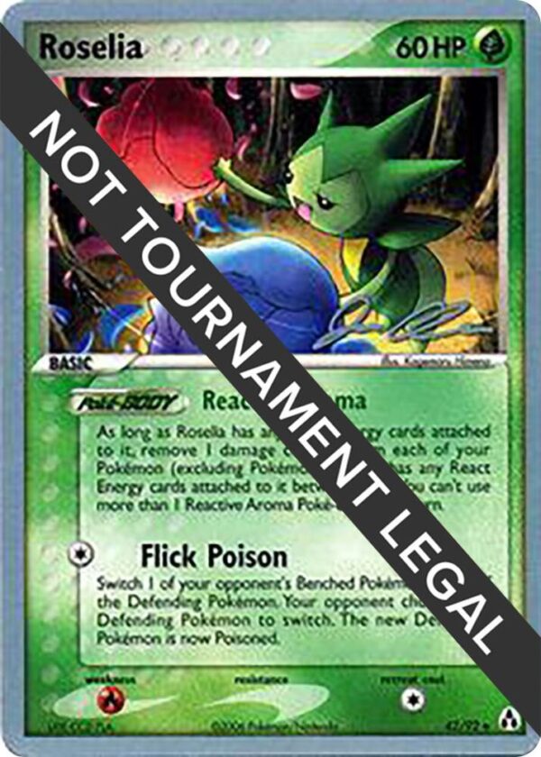 Roselia 2006 (Jason Klaczynski) 42/92 Normal World Championship Decks Roselia 2006 (Jason Klaczynski) 42/92 Normal World Championship Decks