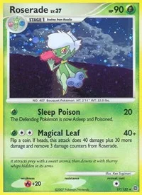 Roserade | 17/132 | Reverse Holofoil | Secret Wonders