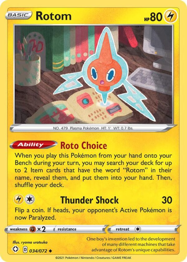 Rotom 034/072 Normal Shining Fates