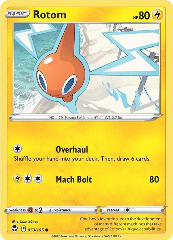 Rotom 053/195 Normal SWSH12: Silver Tempest