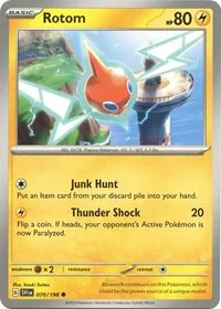 Rotom | 070/198 | Reverse Holofoil | SV01: Scarlet & Violet Base Set Rotom | 070/198 | Reverse Holofoil | SV01: Scarlet & Violet Base Set