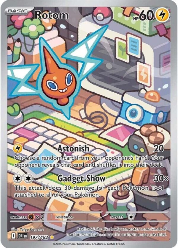 Rotom 197/182 Holofoil SV10: Destined Rivals Rotom 197/182 Holofoil SV10: Destined Rivals