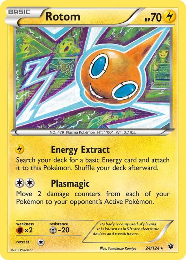 Rotom 24/124 Reverse Holofoil XY – Fates Collide