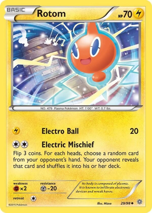 Rotom 29/98 Normal XY – Ancient Origins Rotom 29/98 Normal XY – Ancient Origins
