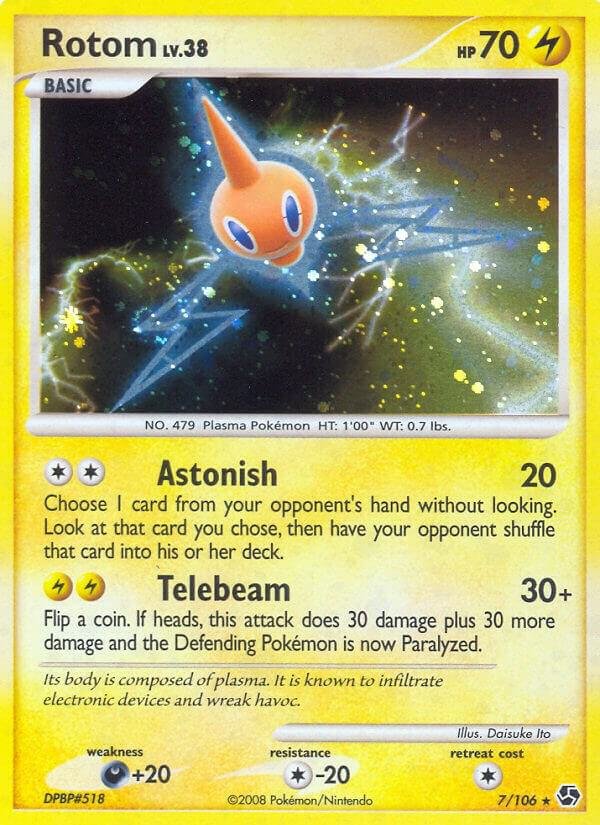 Rotom 7/106 Holofoil Great Encounters Rotom 7/106 Holofoil Great Encounters