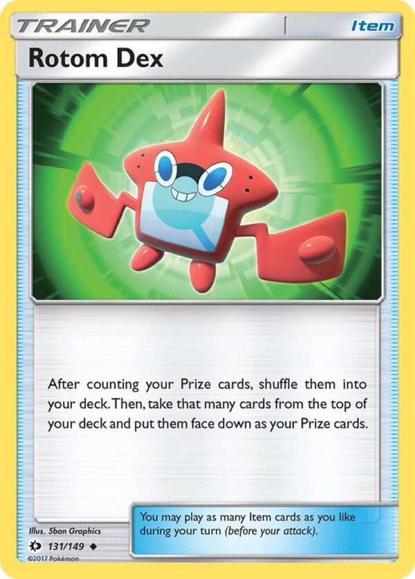 Rotom Dex 131/149 Reverse Holofoil SM Base Set