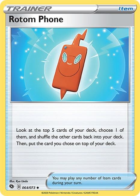 Rotom Phone 64/73 Normal Champion’s Path