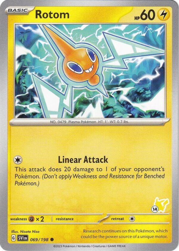 Rotom Pikachu 14 069/198 Normal Battle Academy 2024