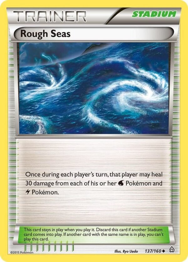 Rough Seas 137/160 Reverse Holofoil XY – Primal Clash Rough Seas 137/160 Reverse Holofoil XY – Primal Clash