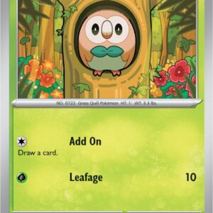 Rowlet 003/064 Reverse Holofoil SV: Shrouded Fable