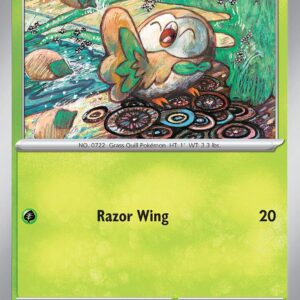 Rowlet 013/197 Reverse Holofoil SV03: Obsidian Flames Rowlet 013/197 Reverse Holofoil SV03: Obsidian Flames