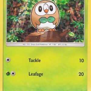 Rowlet 1/12 001/012 Holofoil McDonald’s Promos 2017 Rowlet 1/12 001/012 Holofoil McDonald’s Promos 2017