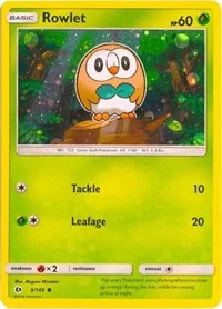 Rowlet | 9/149 (Cosmos Holo) | 009/149 | Holofoil | Miscellaneous Cards & Products