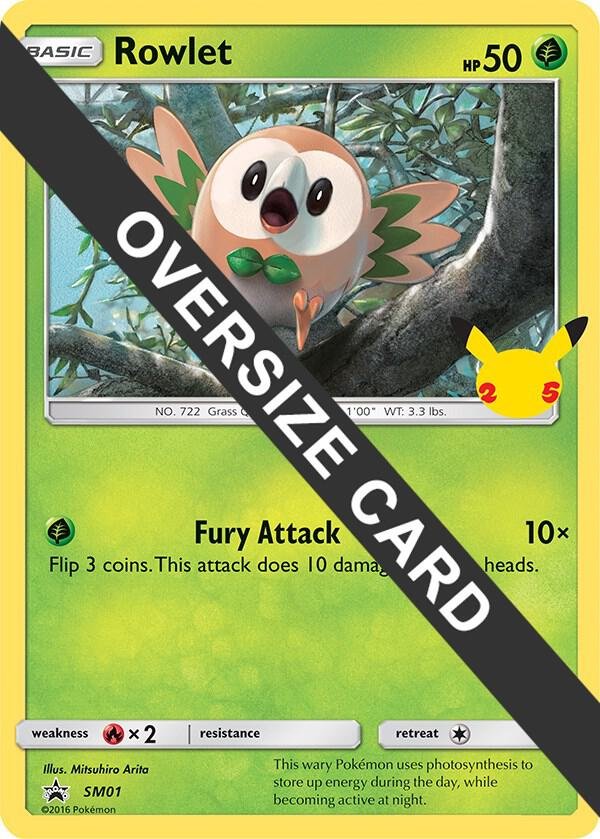 Rowlet SM01 Normal First Partner Pack Rowlet SM01 Normal First Partner Pack