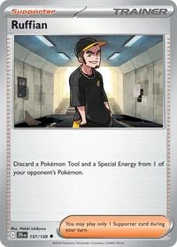 Ruffian | 157/159 | Reverse Holofoil | SV09: Journey Together