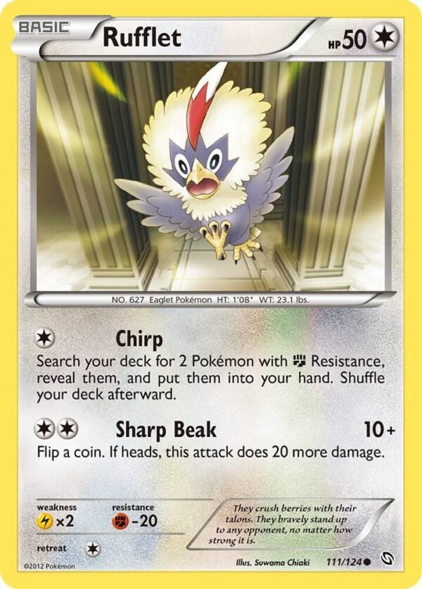 Rufflet 111/124 Reverse Holofoil Dragons Exalted Rufflet 111/124 Reverse Holofoil Dragons Exalted