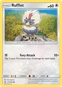 Rufflet | 177/236 | Reverse Holofoil | SM - Cosmic Eclipse