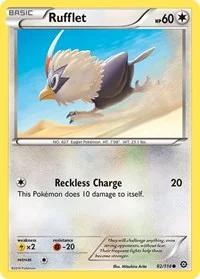 Rufflet | 92/114 | Reverse Holofoil | XY - Steam Siege