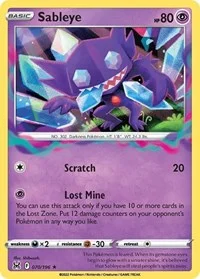 Sableye | 070/196 | Holofoil | SWSH11: Lost Origin