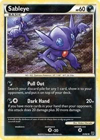 Sableye | 35/90 | Normal | Undaunted Sableye | 35/90 | Normal | Undaunted