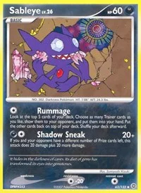 Sableye | 63/132 | Normal | Secret Wonders