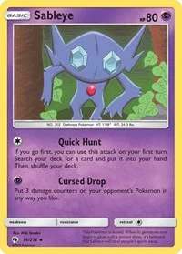 Sableye | 96/214 | Normal | SM - Lost Thunder Sableye | 96/214 | Normal | SM - Lost Thunder