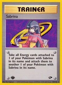 Sabrina (110) | 110/132 | 1st Edition | Gym Challenge