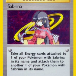 Sabrina (20) 020/132 1st Edition Holofoil Gym Challenge Sabrina (20) 020/132 1st Edition Holofoil Gym Challenge