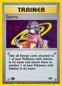 Sabrina (20) | 020/132 | 1st Edition Holofoil | Gym Challenge