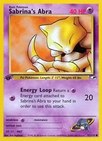 Sabrina's Abra | 091/132 | Unlimited | Gym Heroes