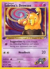 Sabrina's Drowzee | 092/132 | 1st Edition | Gym Heroes