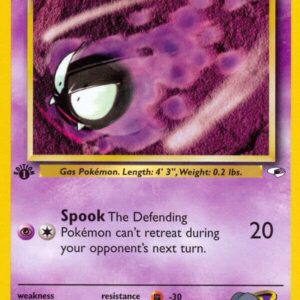 Sabrina’s Gastly 093/132 1st Edition Gym Heroes Sabrina’s Gastly 093/132 1st Edition Gym Heroes
